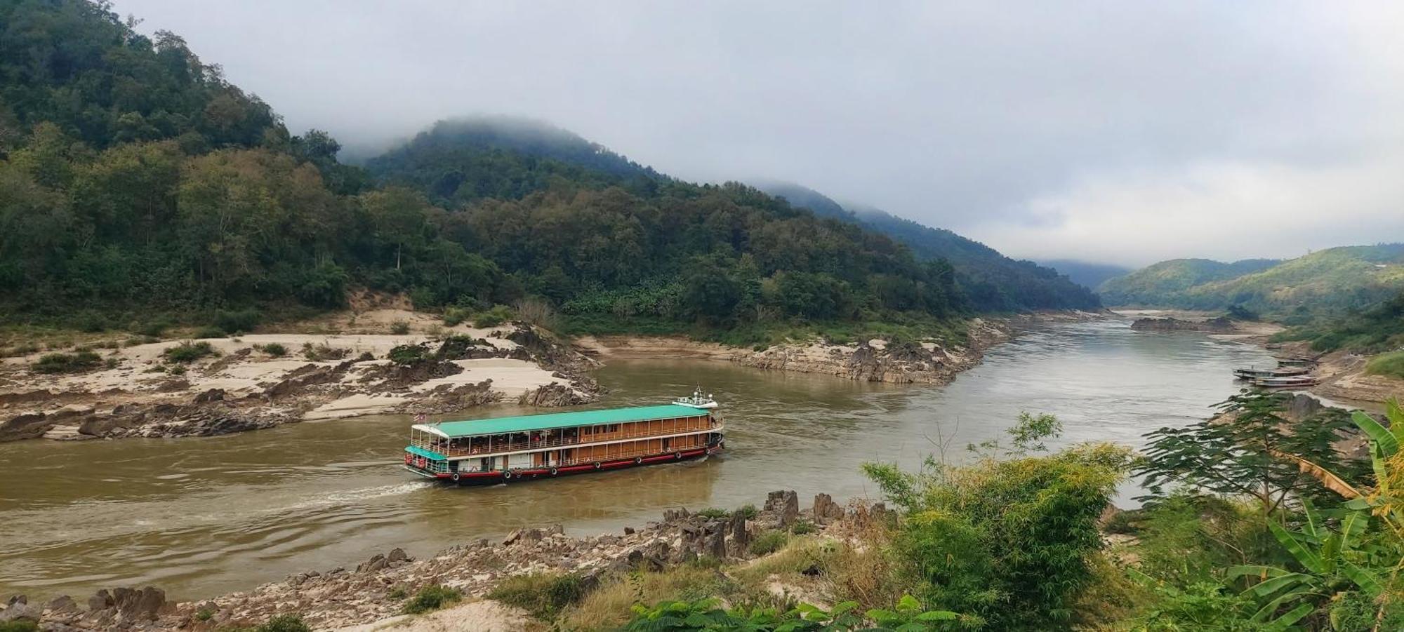 Mekong Backpackers Pakbeng Lejlighed Eksteriør billede