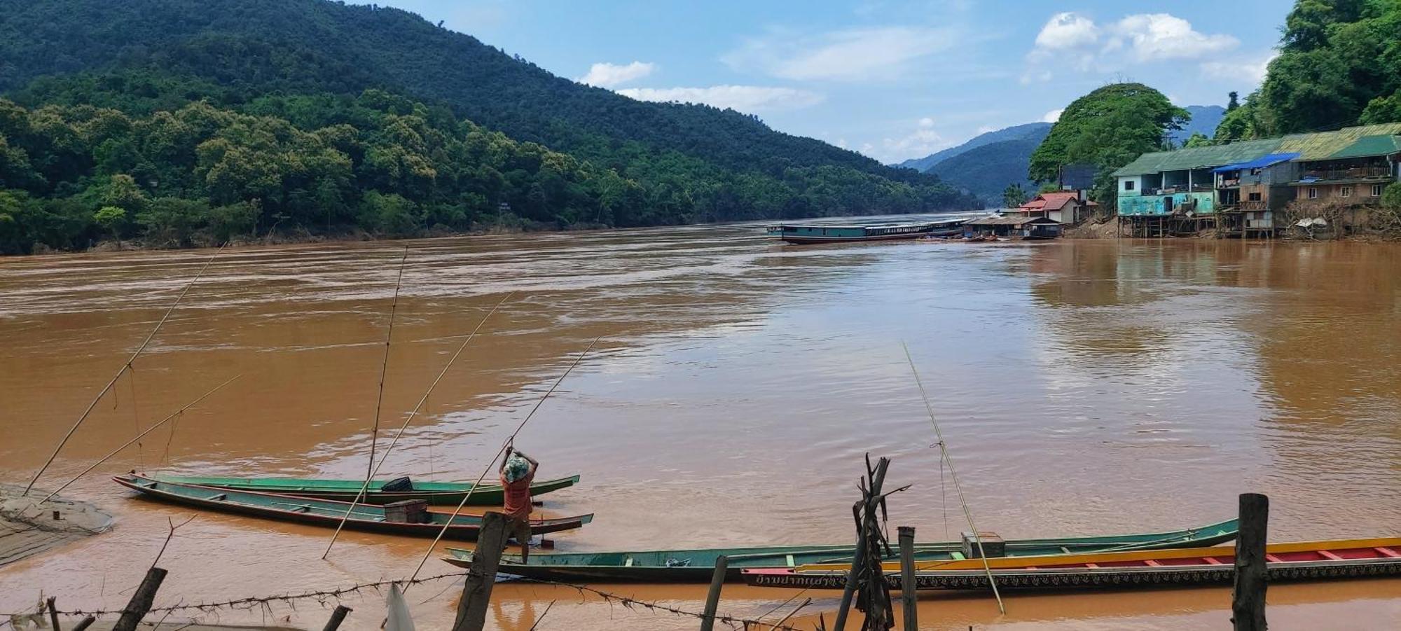 Mekong Backpackers Pakbeng Lejlighed Eksteriør billede