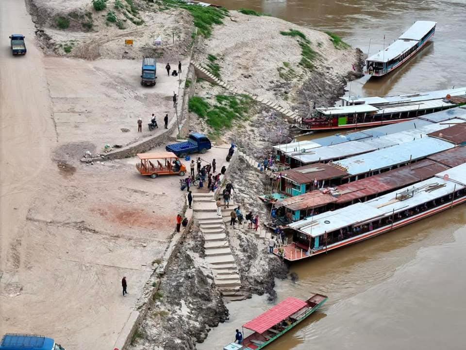 Mekong Backpackers Pakbeng Lejlighed Eksteriør billede